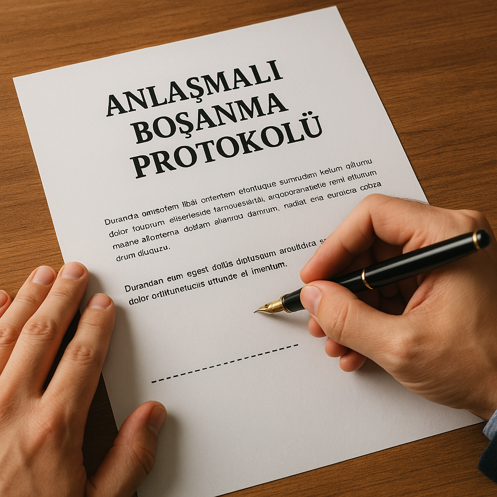 anlasmali bosanma protokolu ornegi